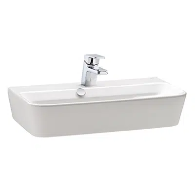 Emma Square Compact washbasin 600x350 mm.图像