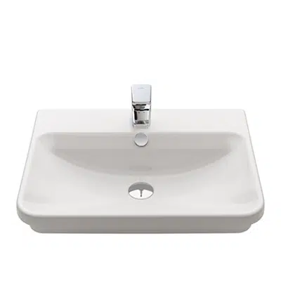 Image for Emma Square Countertop washbasin 550x420 mm.