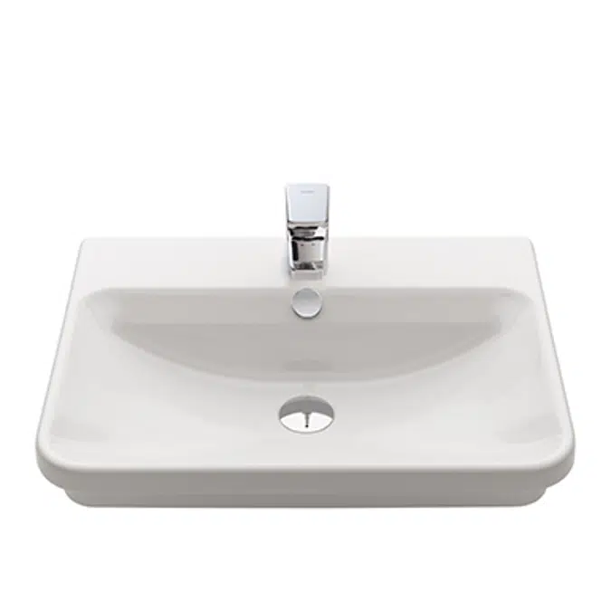 Emma Square Countertop washbasin 550x420 mm.