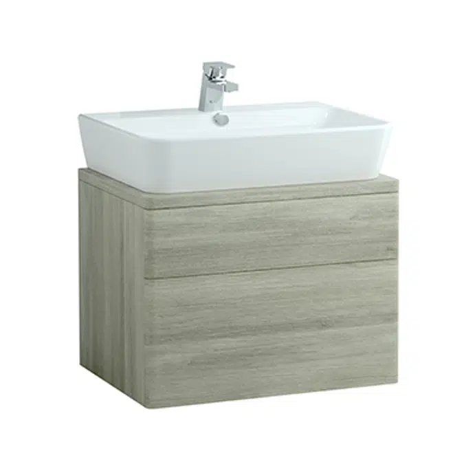Emma Square Wash-basin base unit 600x450 mm.