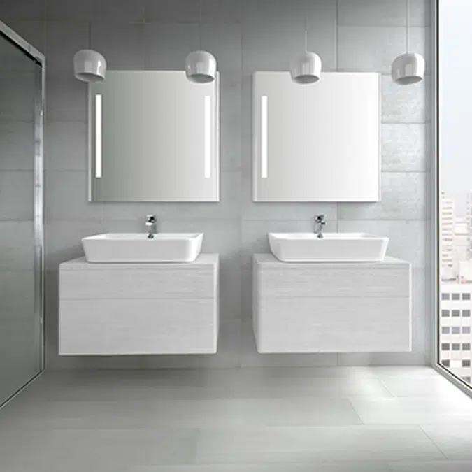 Emma Square Wash-basin base unit 600x450 mm.
