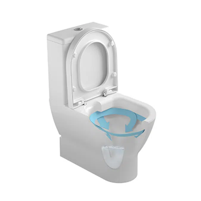 EMMA BTW WC pan 60x36 cm.