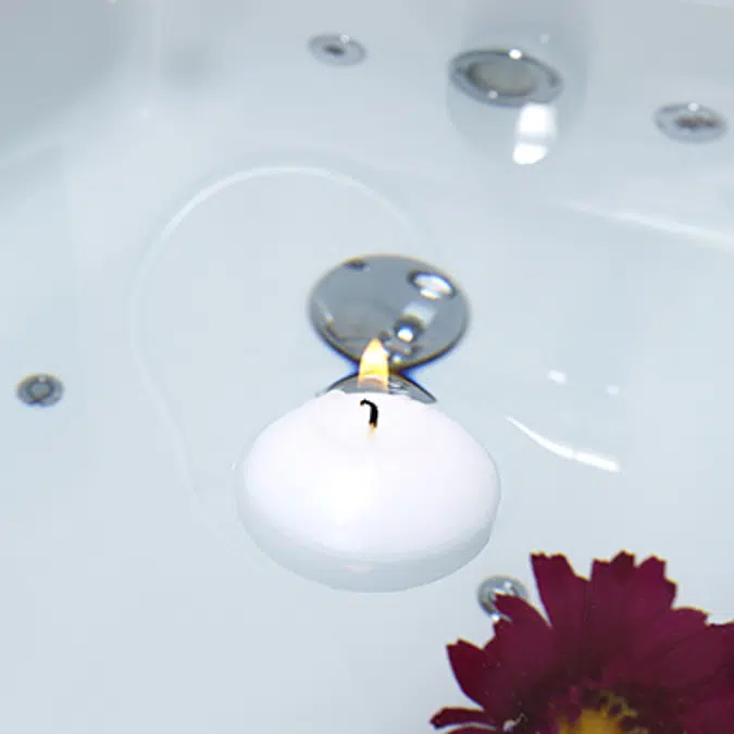Mitta Hydromassage water+air. 1700x750 mm with headrest