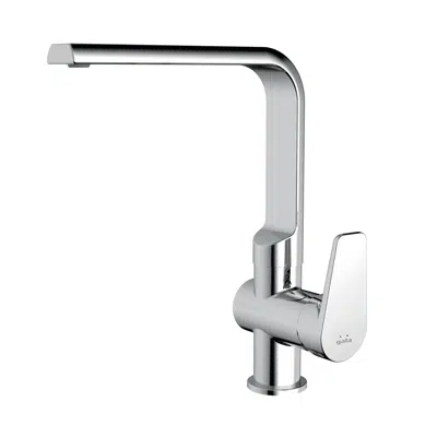 billede til HAZA Single lever kitchen mixer Rotating spout Chrome