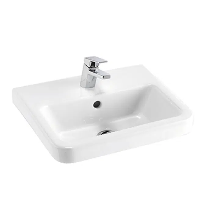 Street Square Washbasin 400x350 mm.