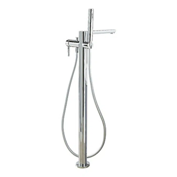 Balance Floor-standing single lever mixer for bath