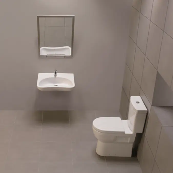Blue Washbasin 640x550 mm.