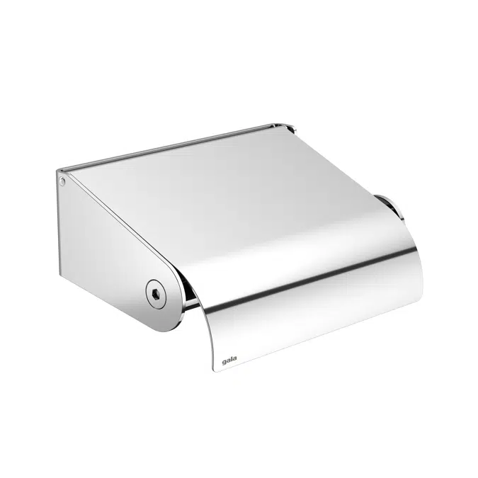 Toilet roll holder with cover