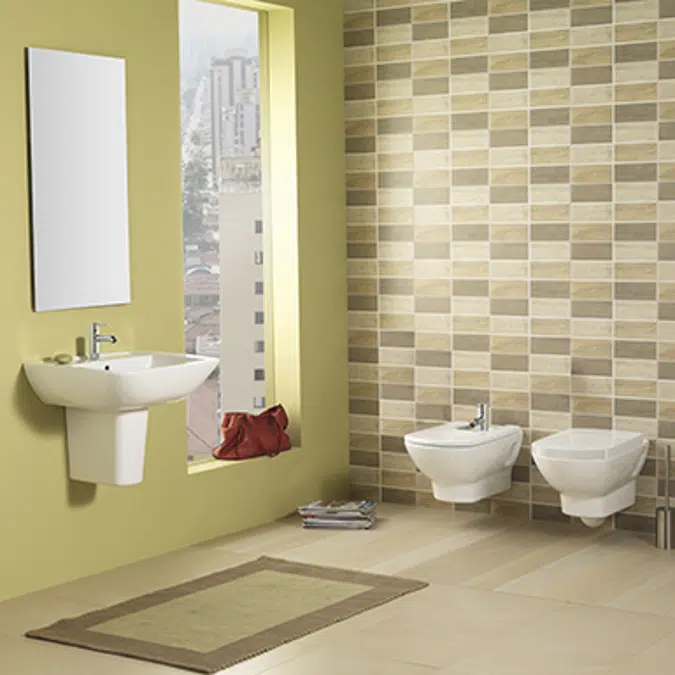 Smart Wall hung WC pan 530x350 mm.
