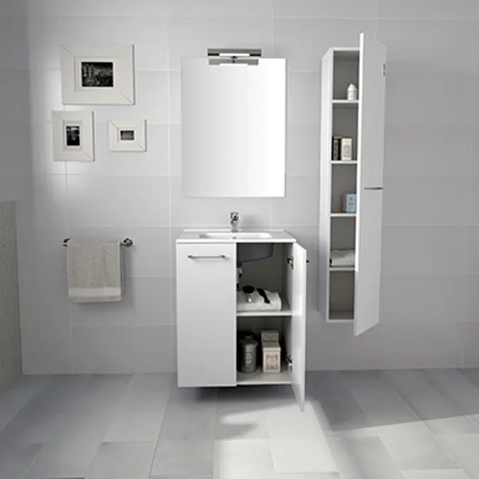 Nura Pack 600 mm. (Wash-basin Smile)