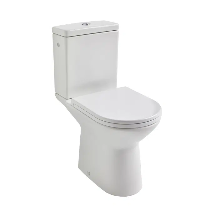 ARIS Rimless close-coupled WC suite 66x36 cm.