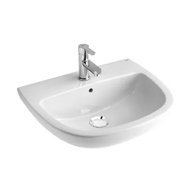Immagine per LIZZ 5702001 Wash-basin for pedestal, semi-pedestal or wall hung 55 x 45 cm