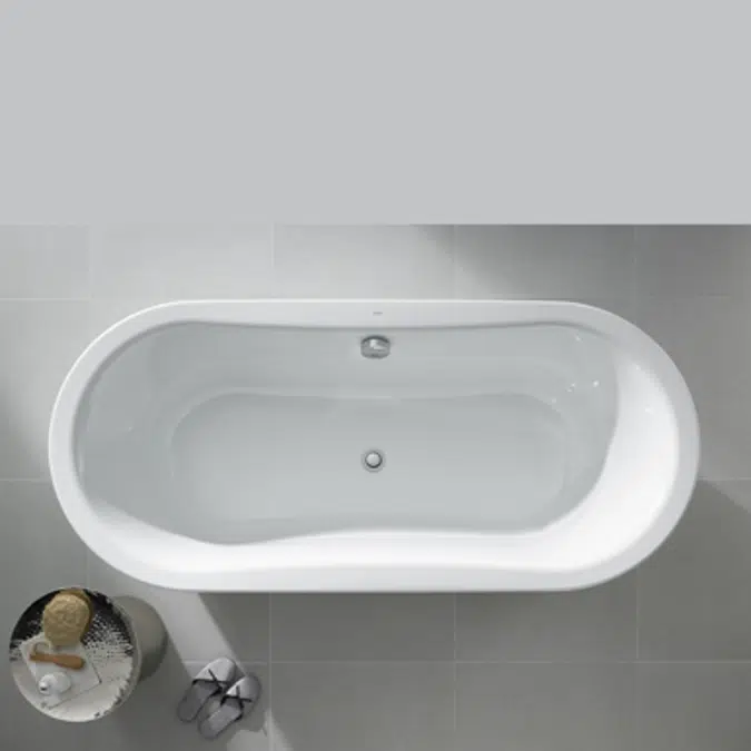 Ópera Enamelled steel bath. 1800x800 mm.
