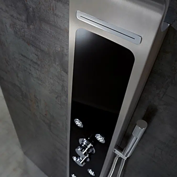 Sky Hydromassage column 1640x200 black