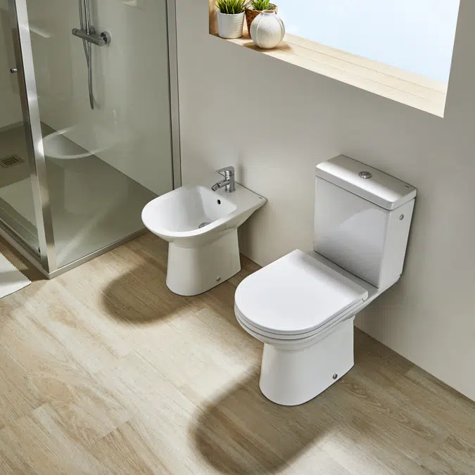 ARIS Rimless close-coupled WC suite 66x36 cm.