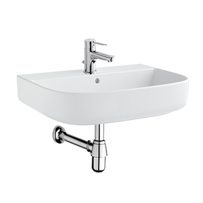 BIM objects - Free download! Set Mid Wash-basin + Klys Tap fittings ...