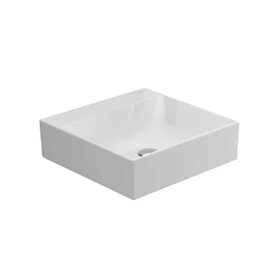 Image for ALBUS Without overflow Overcounter Wash-basin 45x45 cm.