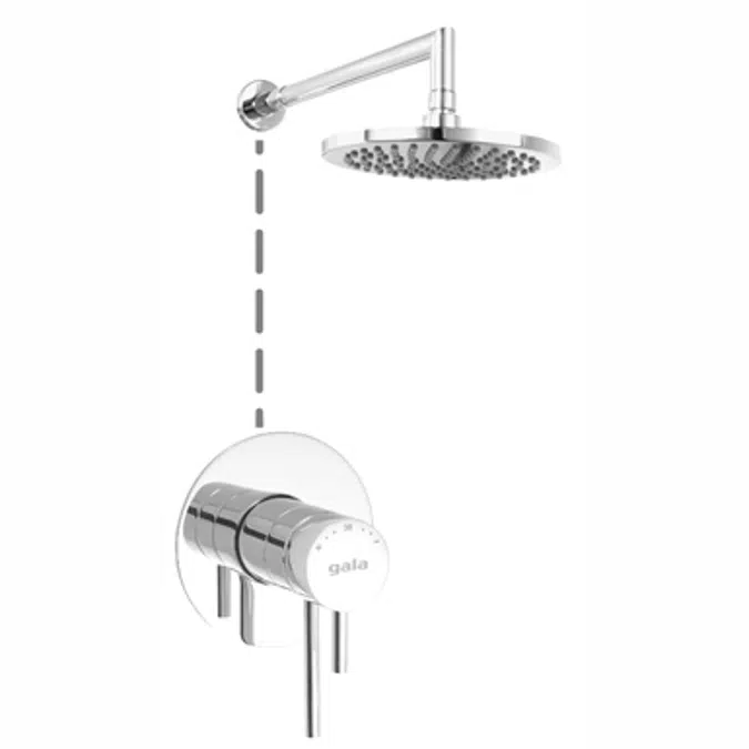 Cosmo Concealed thermostatic shower mixer.