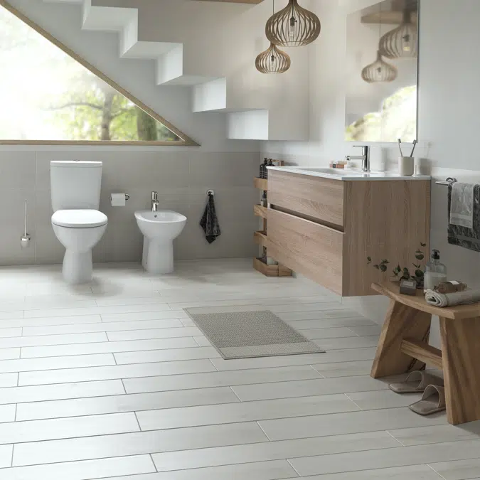 LIZZ WC pan for low cistern, S-trap 67 x 35,5 cm