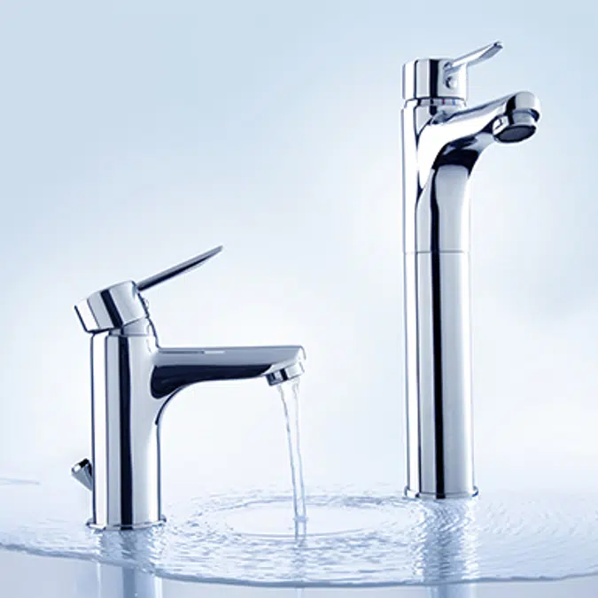 Klys Single lever Wash-basin mixer with pop-up waste