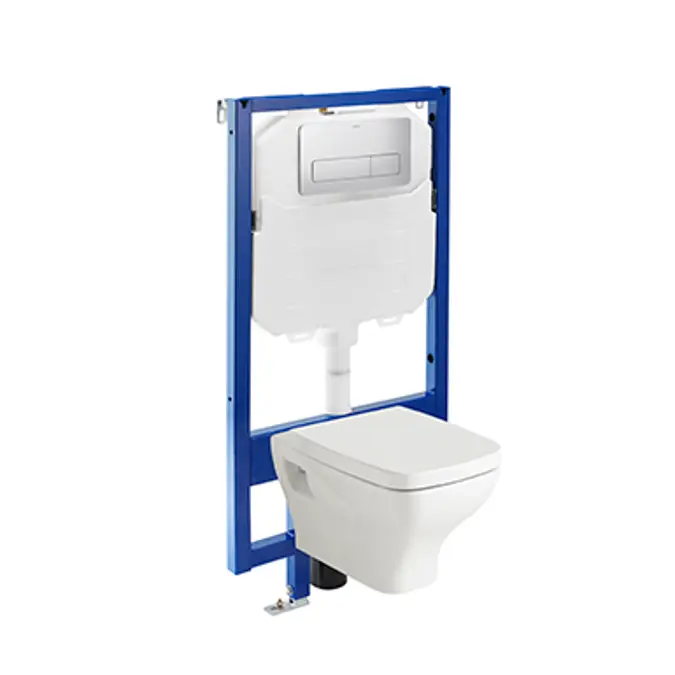 BIM objects - Free download! Set Street Square Wall hung WC pan + Pro ...