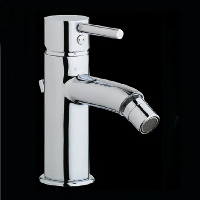 Cosmo Single lever bidet mixer. Pop-up waste.