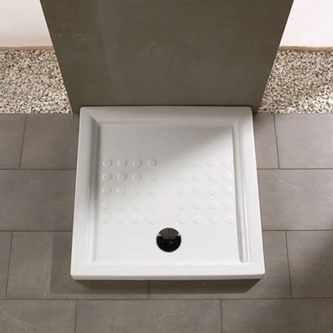 Atlas Square shower tray. 900x900 mm.