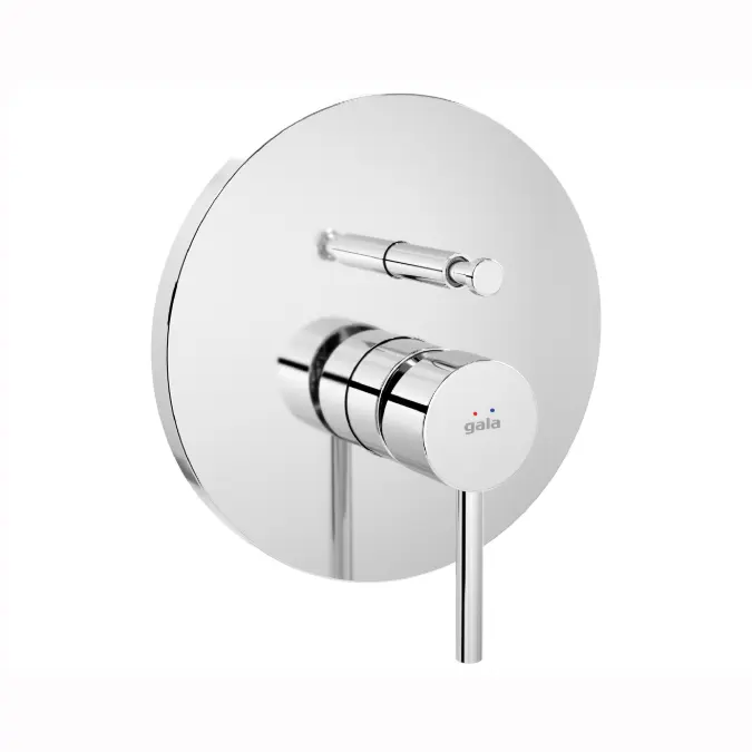 BIM objects - Free download! ODRA 3995500 Single lever shower mixer ...