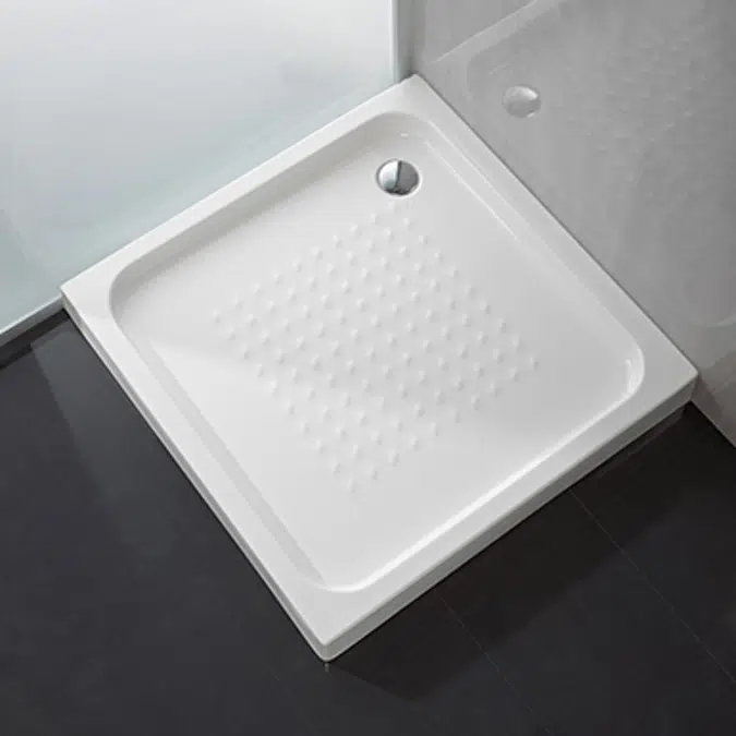 Elba Square shower tray 900x900