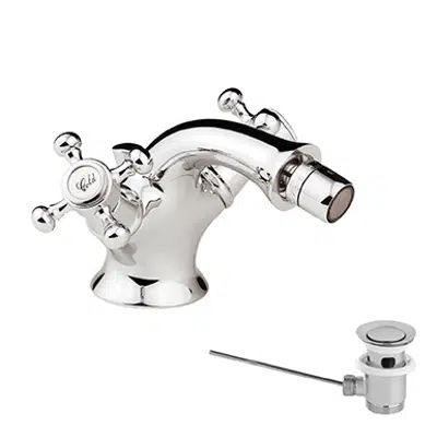 kuva kohteelle Grecia Bidet mixer with pop-up waste