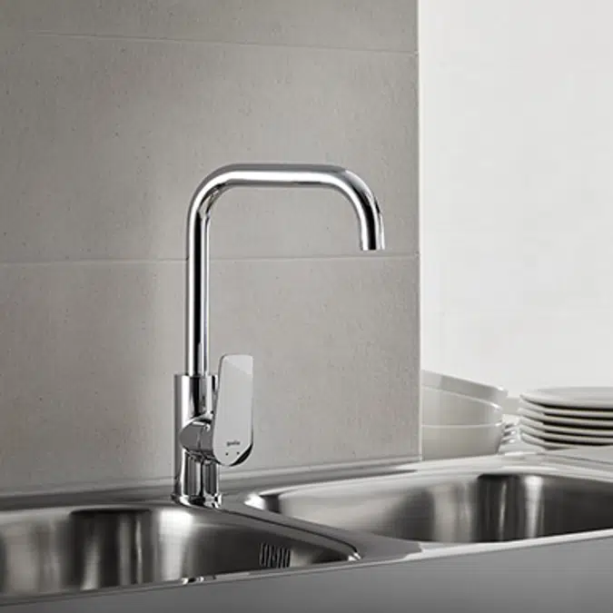 LORA Single lever kitchen mixer