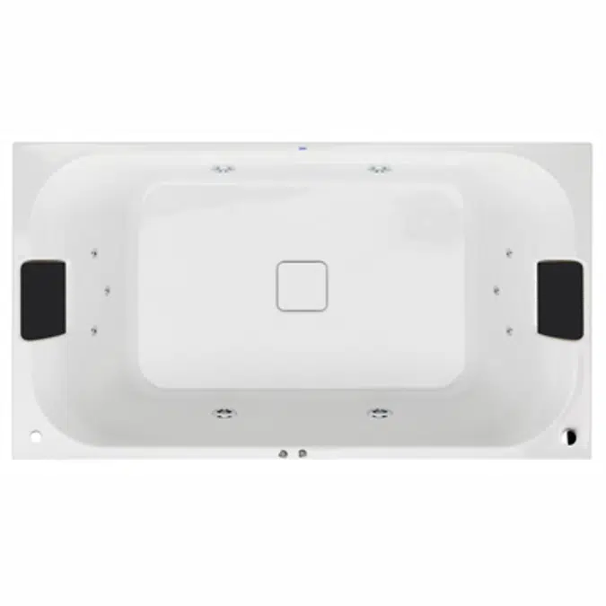 Flex Center Hydromassage bath water. 1800x1000 mm.
