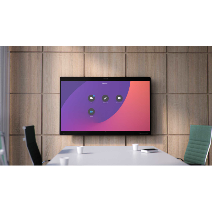BIM 对象 - 免费下载！ Cisco Webex Board Pro 55-Inch - Wall Mounted | BIMobject