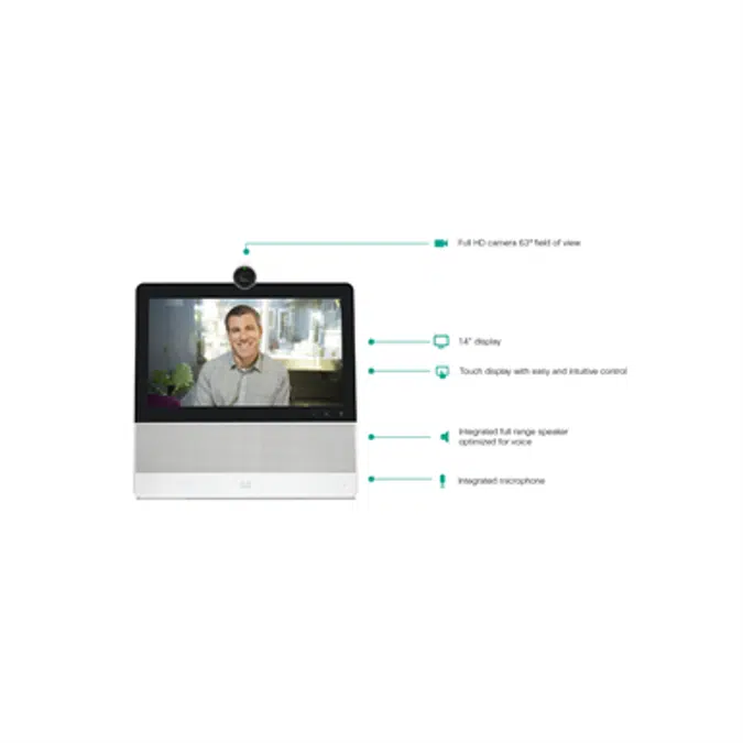 BIM objects - Free download! DX70 - All-in-One Desktop Collaboration ...