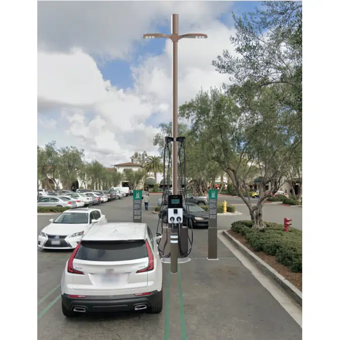 Integrated Light Pole Base & Storage Solution - 24" x 28"