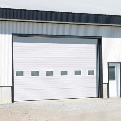 G-5000, G-5138 and G-5200 Steel Polyurethane-Injected Sectional Overhead Garage Door图像