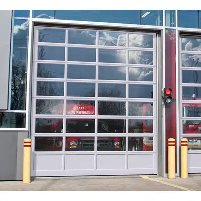 G-4400 Full Vision Aluminum Frame Sectional Overhead Garage Door图像