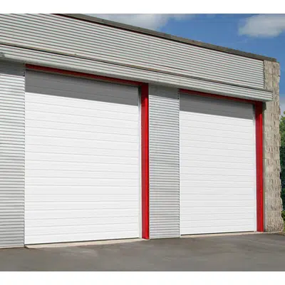 afbeelding voor S-24 & SN-24, Steel Pan Sectional Overhead Garage Door