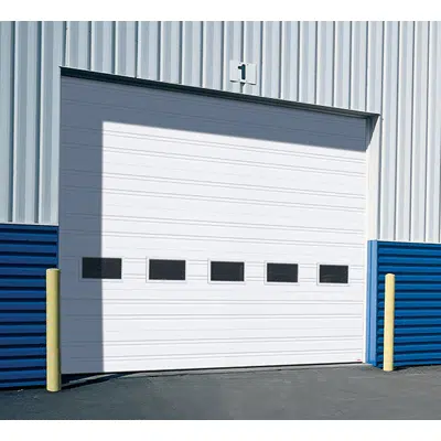 G-1000 Aluminum Polyurethane-Injected Sectional Overhead Garage Door 이미지