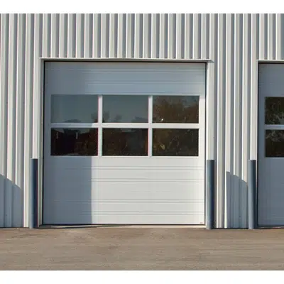 画像 G-2020, G-2023, G-2323 Steel Polyurethane-Injected Sectional Overhead Garage Door