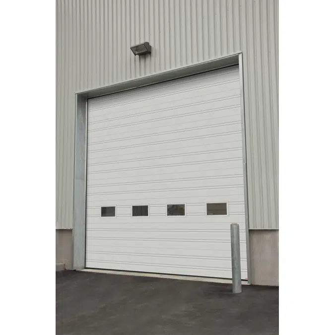 G-2020, G-2023, G-2323 Steel Polyurethane-Injected Sectional Overhead Garage Door