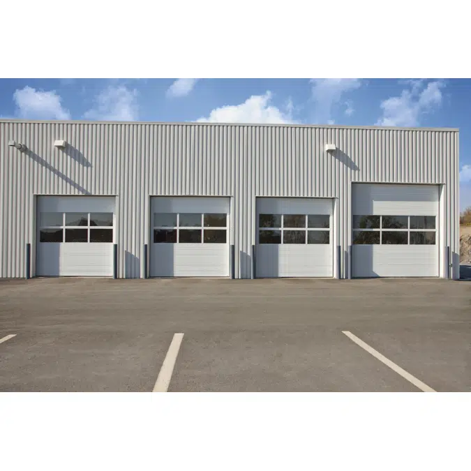 G-2020, G-2023, G-2323 Steel Polyurethane-Injected Sectional Overhead Garage Door