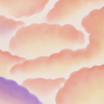 fabric with cloud design kumo-bokashi [ 雲ぼかし ]