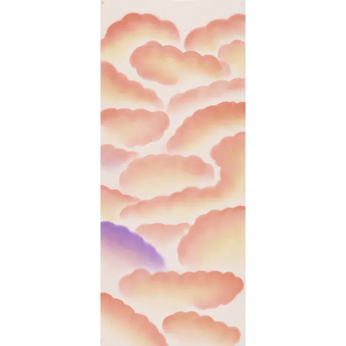 Fabric with Cloud design KUMO-BOKASHI [ 雲ぼかし ]