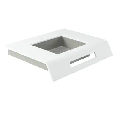 Immagine per Lavabo con piano frontale inclinato munito di apertura porta telo - B46CMM20