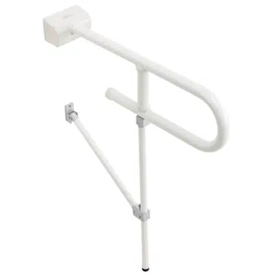 Image for Grab bar folding with floor mount - G01JCS37