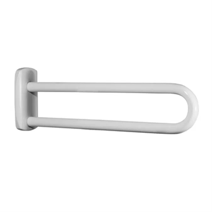 Fixed wall-mounted grab bars 