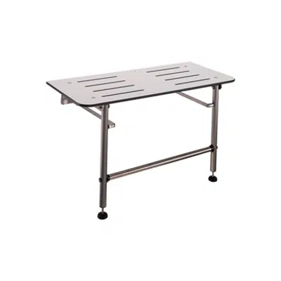 Immagine per Sedile doccia ribaltabile in HPL con gambe - G56UHS02