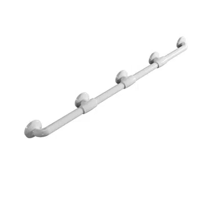 Image for Grab bar bariatric 5 flanges - G02JAS18