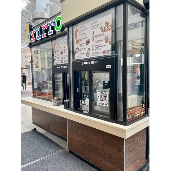 600 Single Panel Sliding Transaction Window